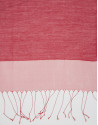 Foulard flecos rojo