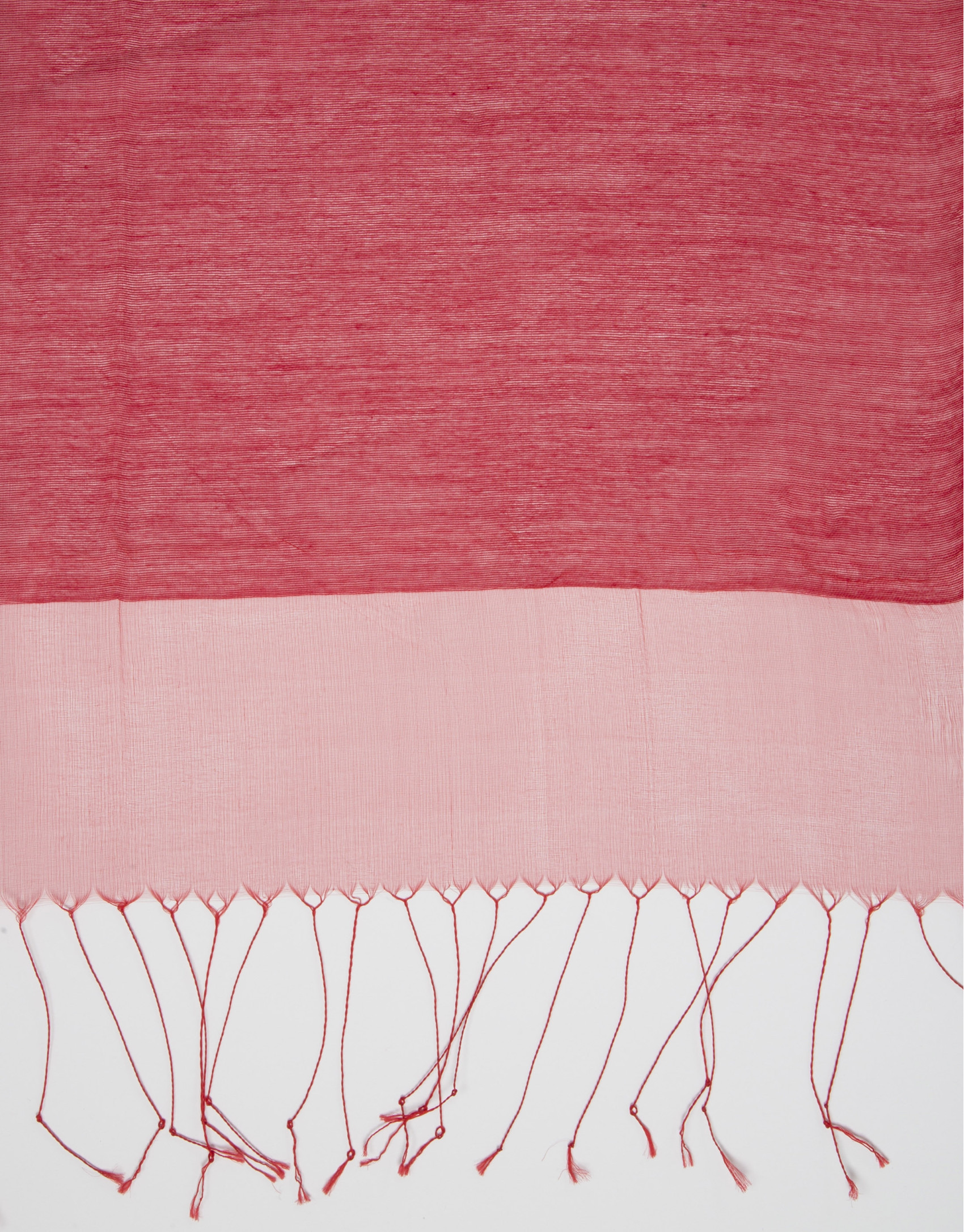 Foulard flecos rojo