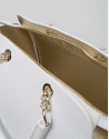 Bolso Satchel Romeo blanco