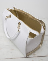 Bolso Satchel Romeo blanco