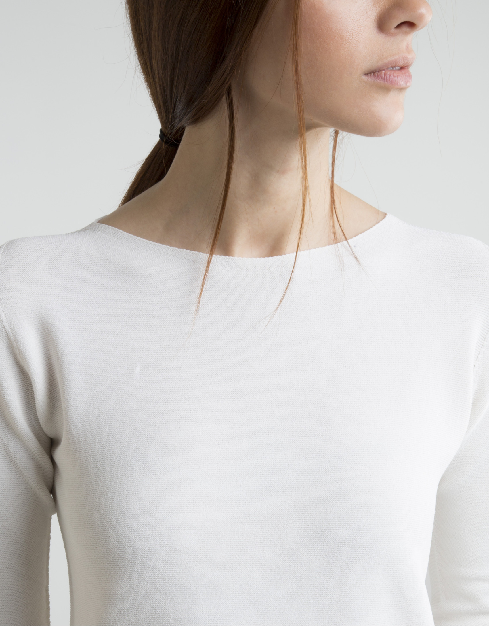 Jersey manga tres cuartos beige