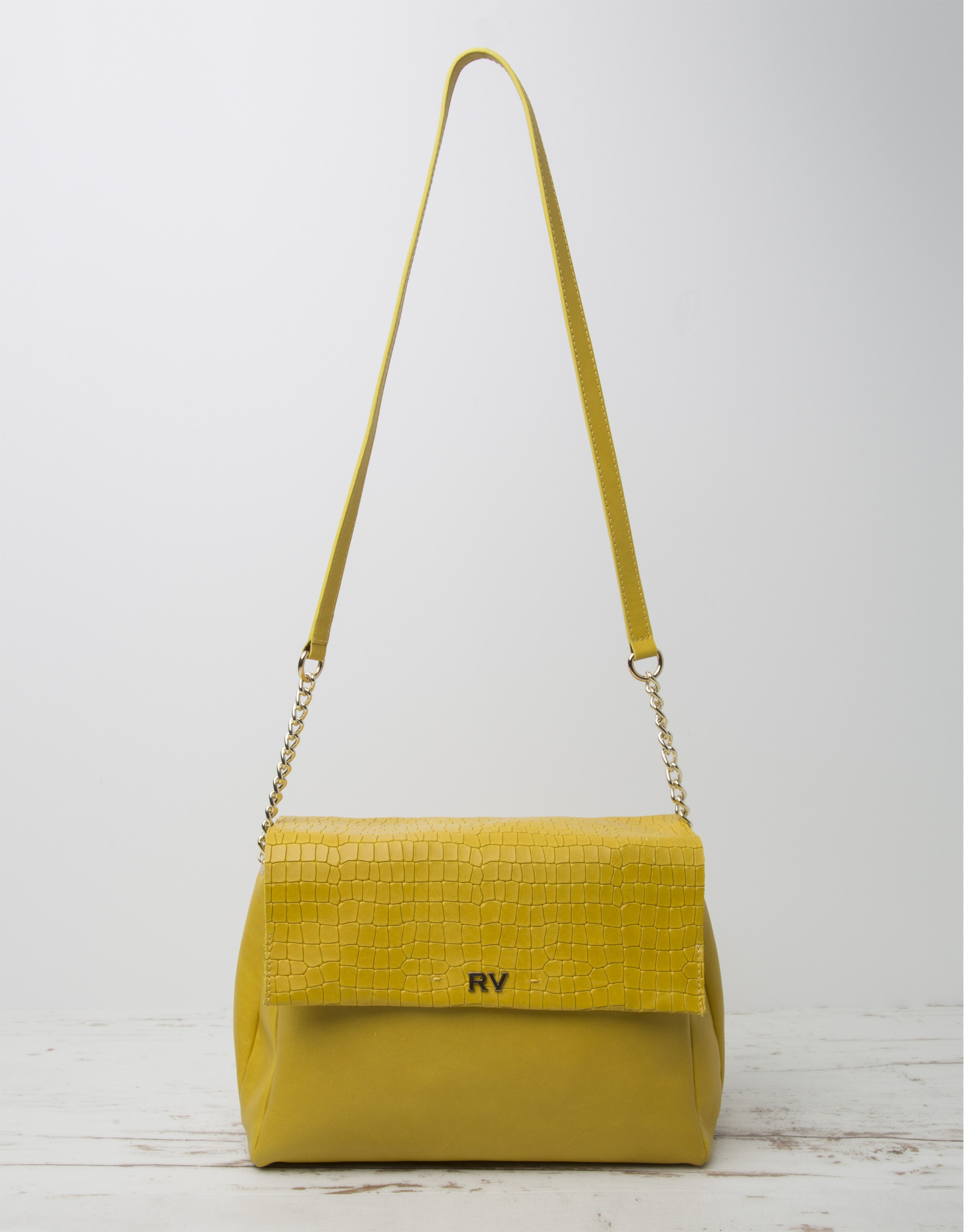 Yellow Olivia shoulder bag