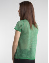 Green short sleeved top