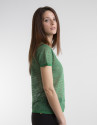 Green short sleeved top