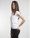 White crocheted top