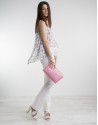 Top fluido estampado