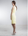 Yellow straight dress