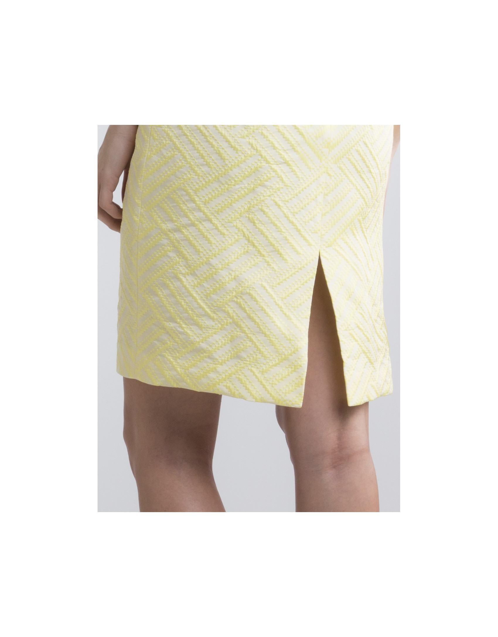 Yellow straight dress