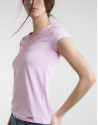 Camiseta crochet rosa
