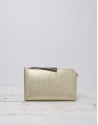 Bolso messenger Lisa Nano oro
