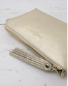 Bolso messenger Lisa Nano oro