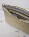 Bolso messenger Lisa Nano oro