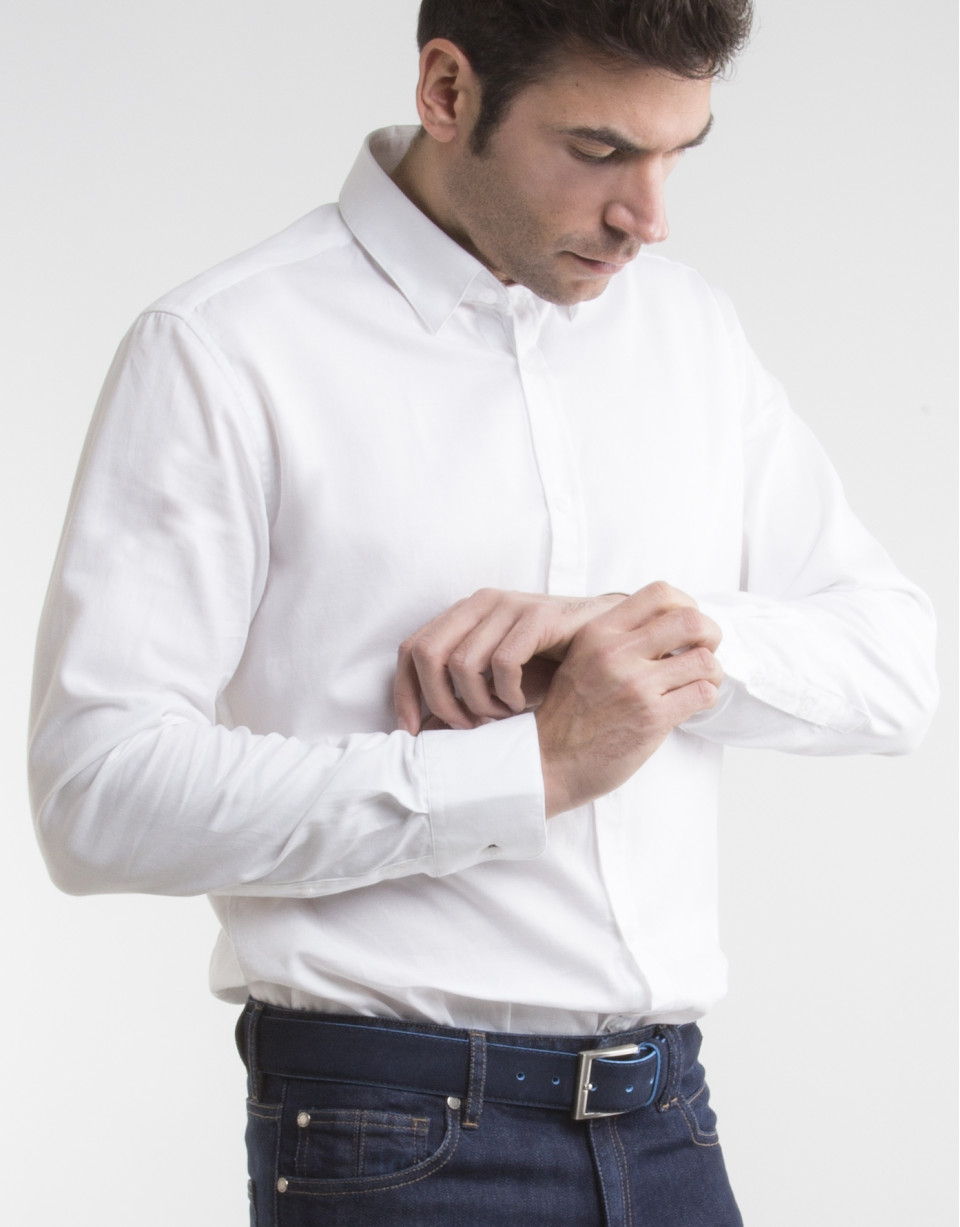 Camisa Oxford blanca