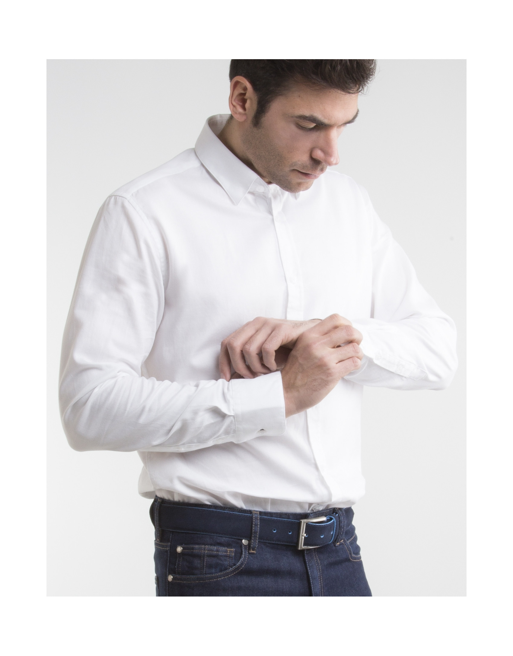 Camisa Oxford blanca