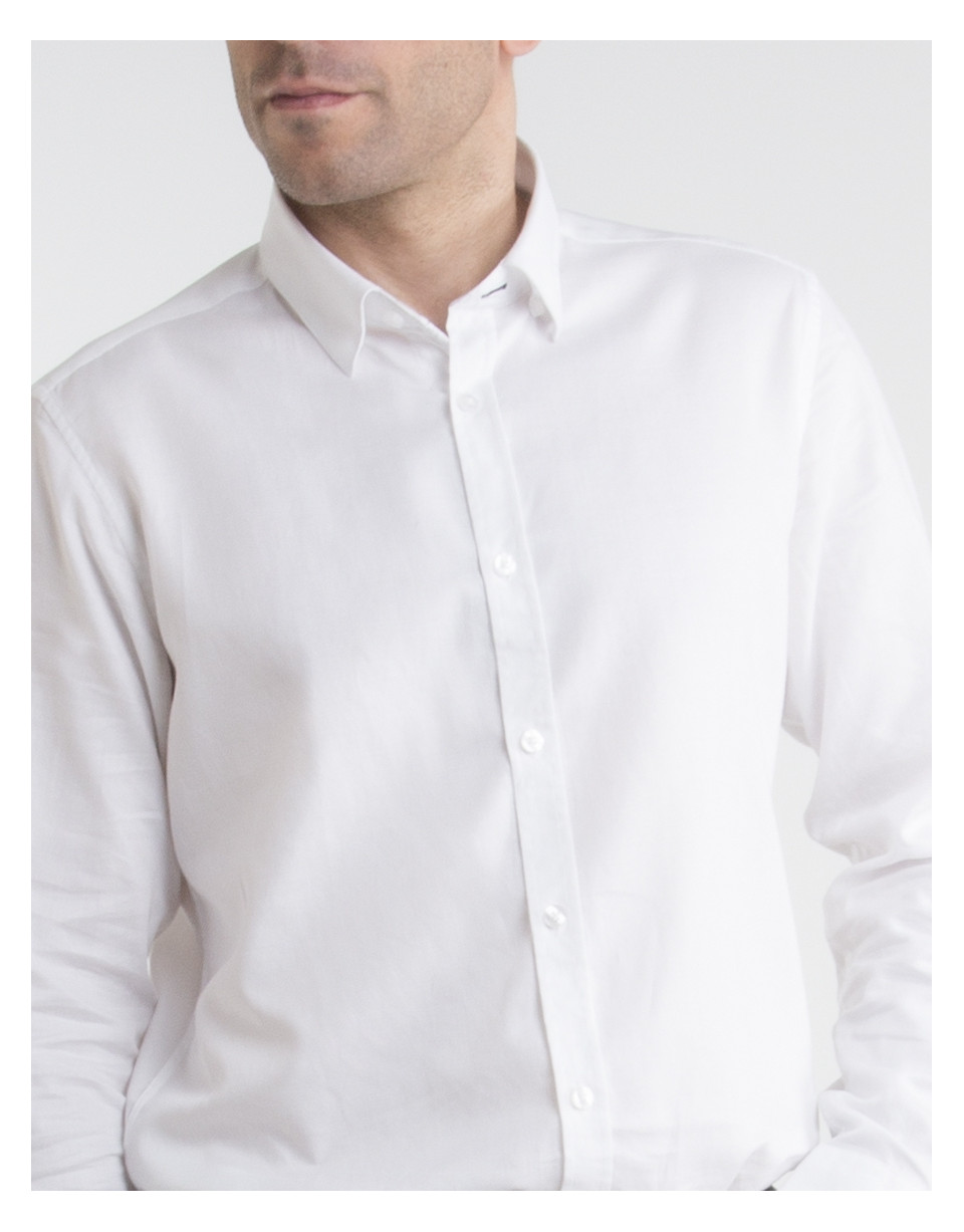 Camisa Oxford blanca