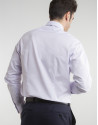Camisa de vestir Oxford malva
