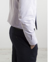 Camisa de vestir Oxford malva