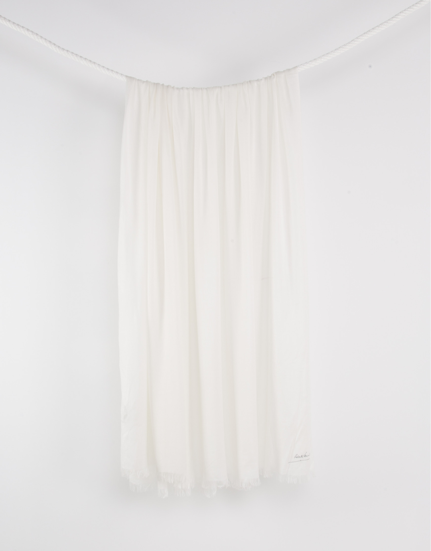 Plain beige scarf