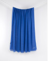 Plain blue scarf