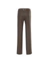 Pantalón marrón con vivos en contraste