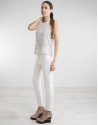 Top cuadros blanco