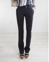 Navy blue straight pants