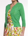 Viscose openwork sweater 