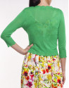 Viscose openwork sweater 