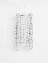 Top fluido estampado