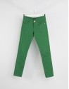 Green stretch pants