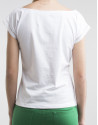 White top with decorative panel