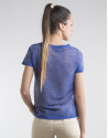 Blue short sleeved top