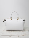 Bolso Satchel Romeo blanco
