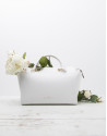Bolso Satchel Romeo blanco