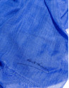 Plain blue scarf