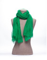 Plain green scarf 