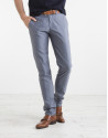 Navy blue structured sports pants