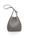 Gray Uve leather bouquet bag