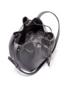 Bolso bouquet piel gris Uve