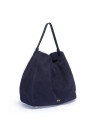 Blue suede hobo cube 