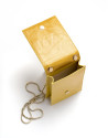 Bolso mini shoulder piel amarillo Eme