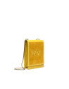 Mustard leather Eme mini shoulder bag