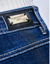 High-waisted, cigarette denims