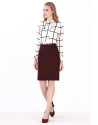 Blusa cuadros lazada