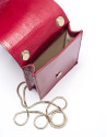 Bolso mini shoulder piel roja Eme