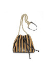 Camel leather bouquet bag Saint Germain