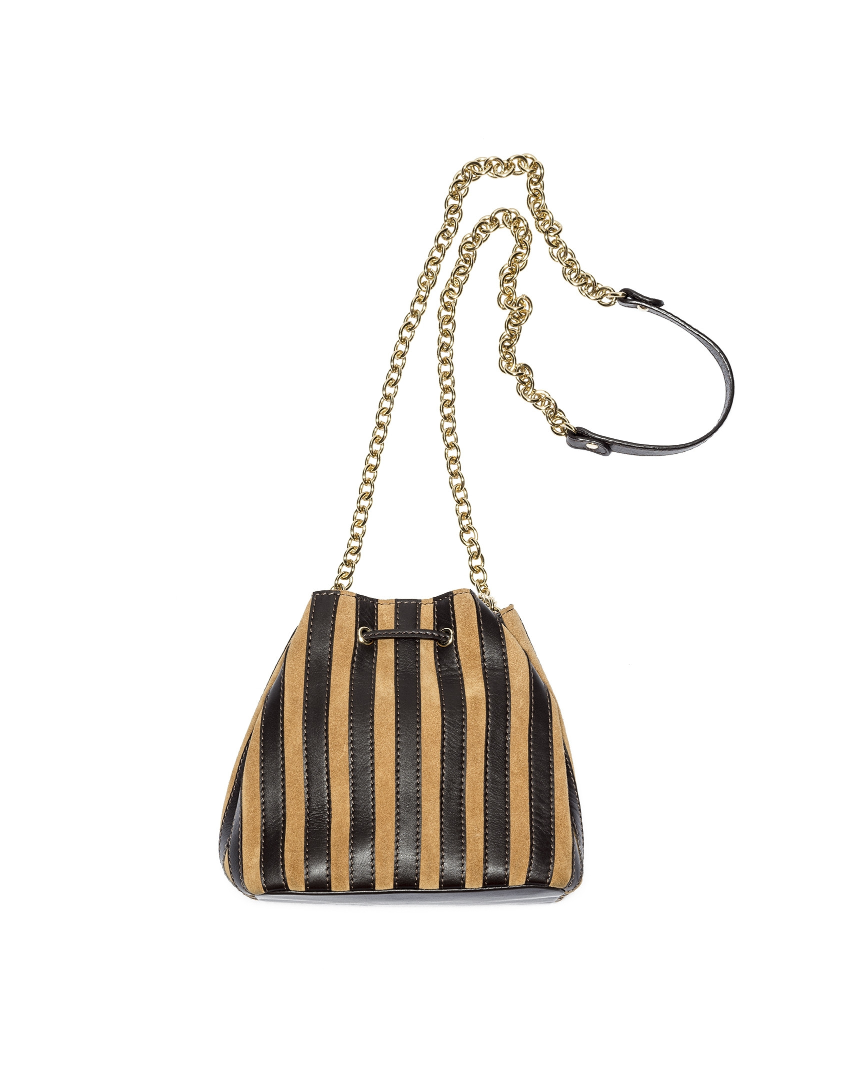 Camel leather bouquet bag Saint Germain