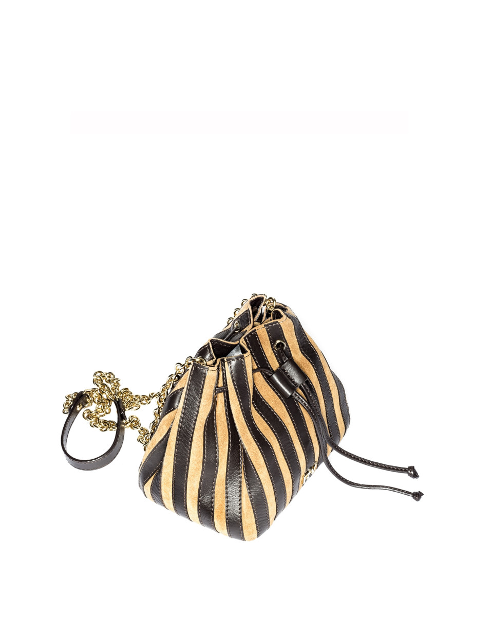 Bolso bouquet piel camel Saint Germain
