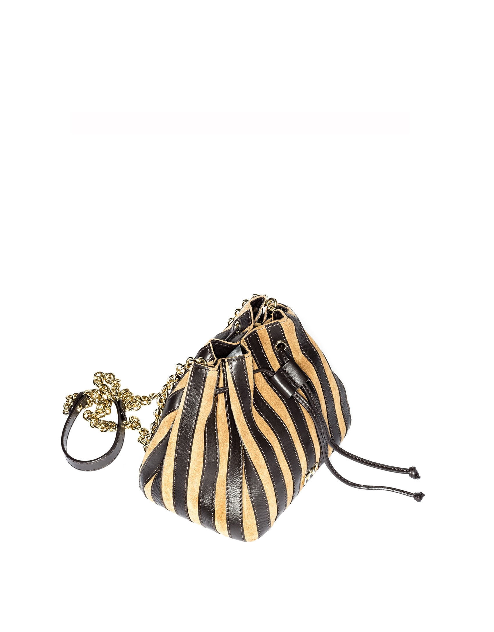 Camel leather bouquet bag Saint Germain