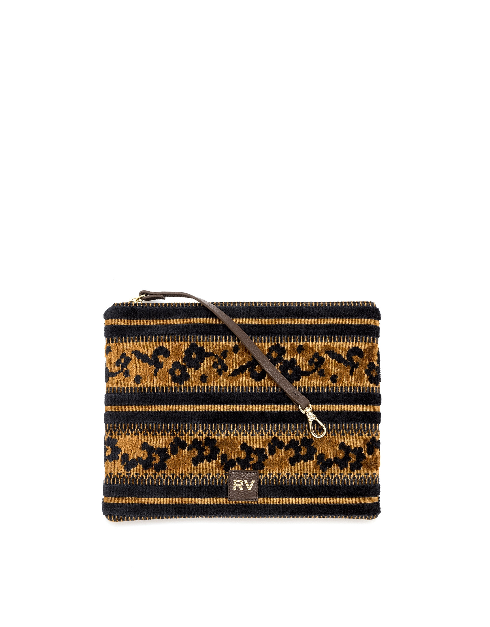 Bolso clutch tejido jacquard Uve